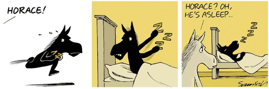 Dark Side of the Horse Comic Strip for March 27, 2020 