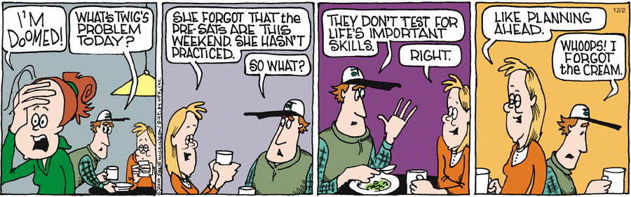 Family Tree Comic Strip for December 08, 2023 