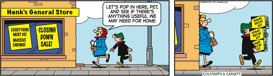 Andy Capp Comic Strip for February 21, 2024 