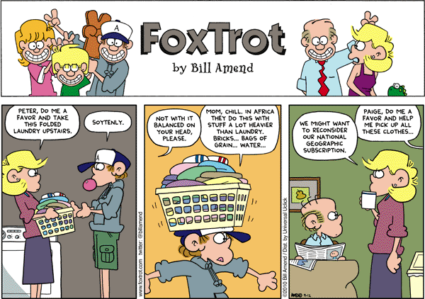 FoxTrot Comic Strip for September 12, 2010 
