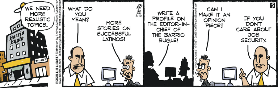 La Cucaracha Comic Strip for March 10, 2020 