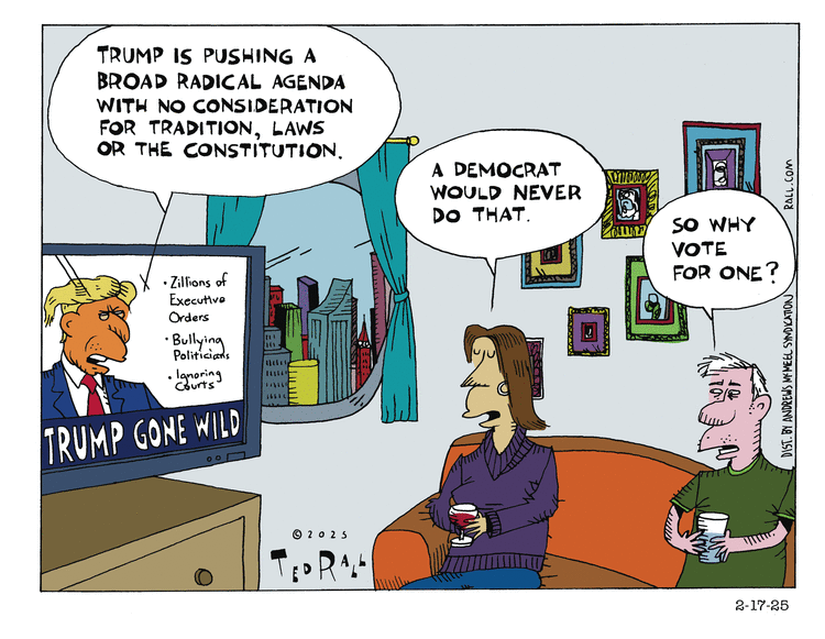 Ted Rall Comic Strip for February 17, 2025 
