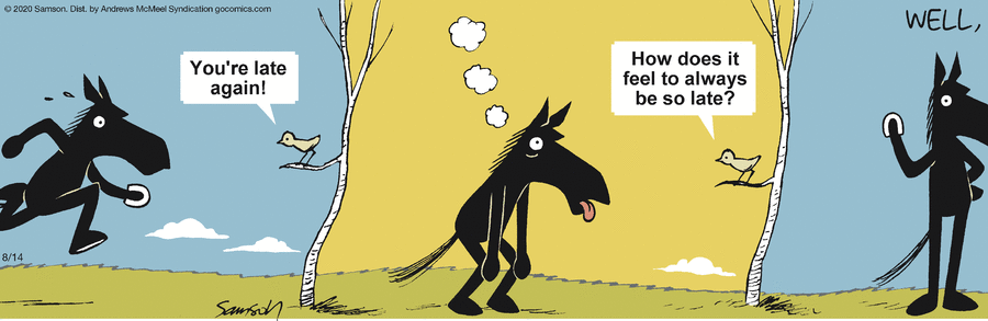 Dark Side of the Horse Comic Strip for August 14, 2020 