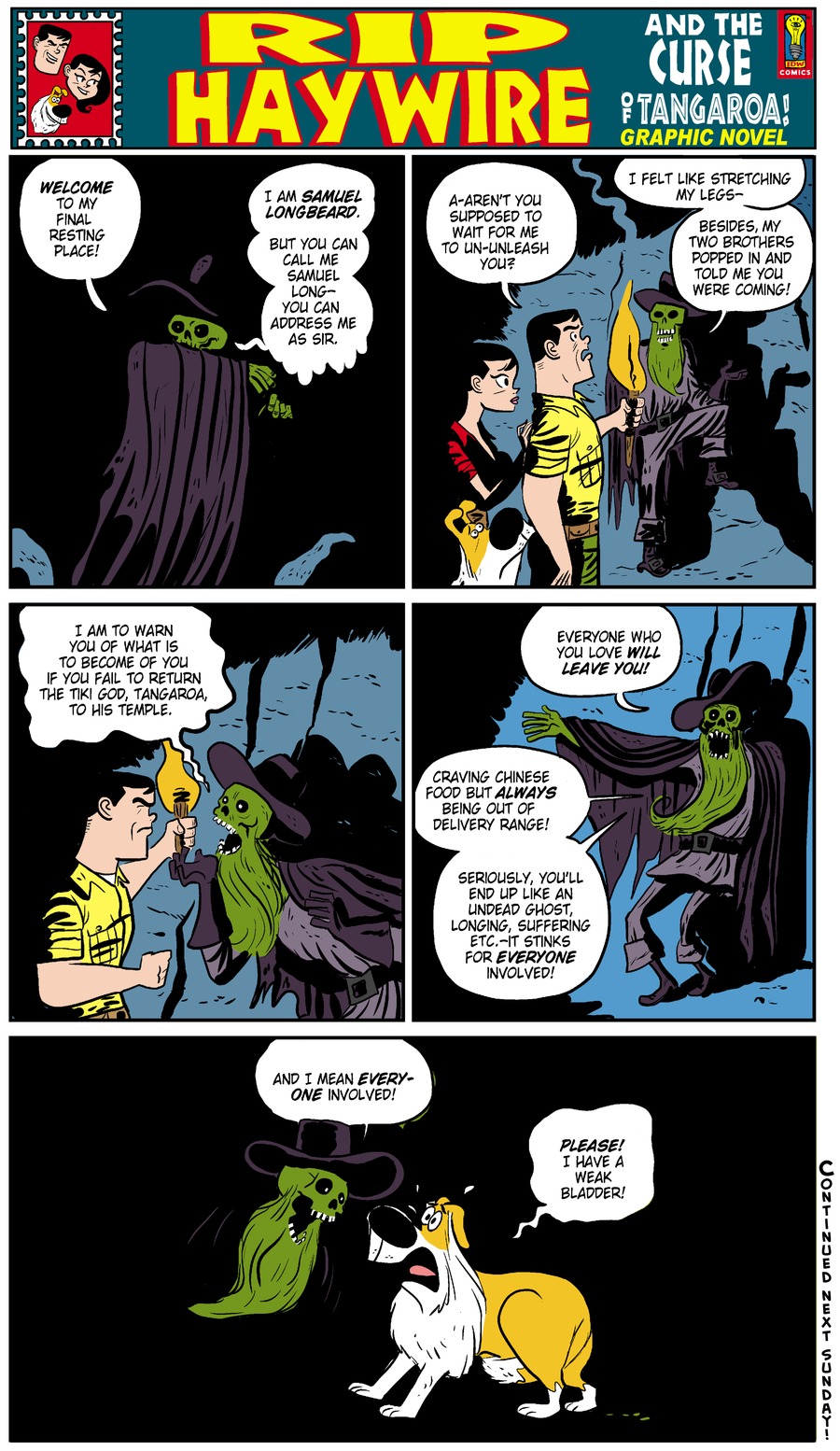 Rip Haywire Comic Strip for August 10, 2014 