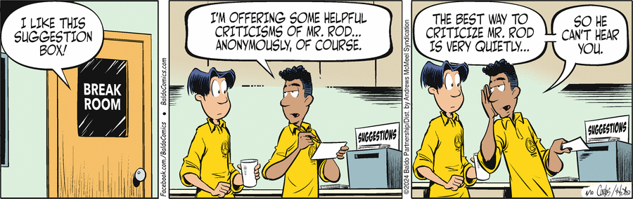 Baldo Comic Strip for April 10, 2024 