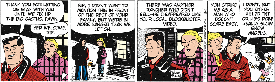 Rip Haywire Comic Strip for December 11, 2010 