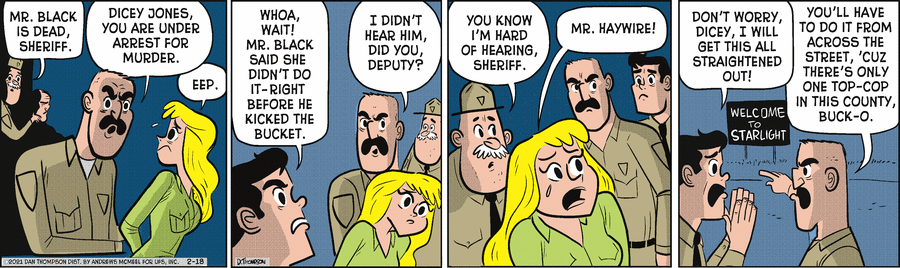 Rip Haywire Comic Strip for February 18, 2021 