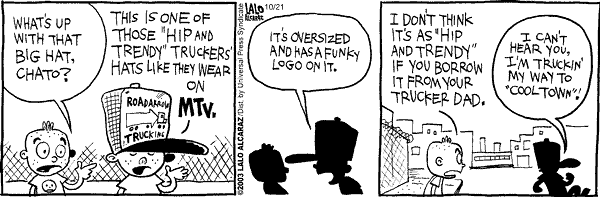 La Cucaracha Comic Strip for October 21, 2003 