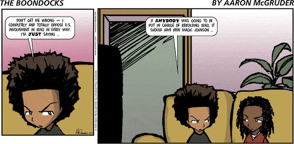 The Boondocks Comic Strip for January 02, 2011 