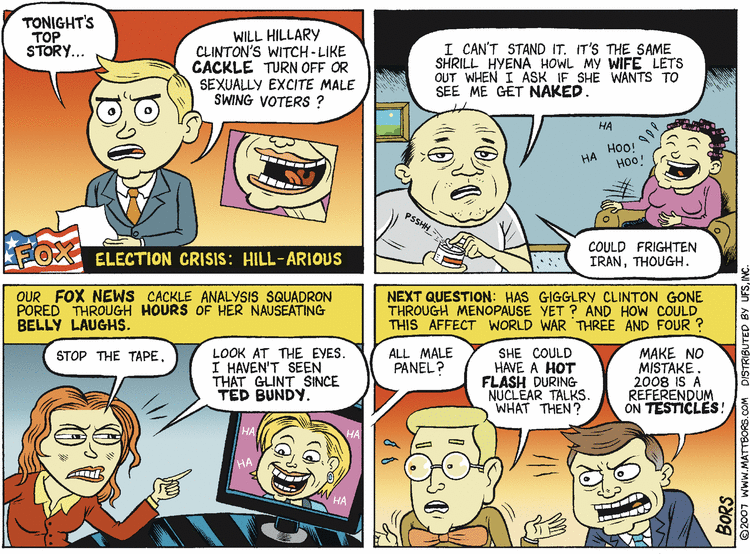 Matt Bors Comic Strip for October 17, 2007 