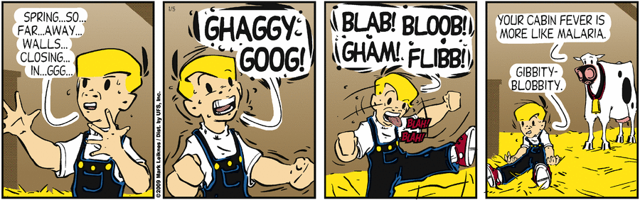 Cow and Boy Classics Comic Strip for January 05, 2009 