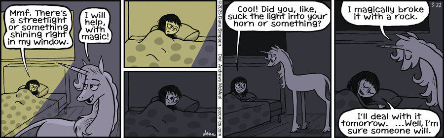 Phoebe and Her Unicorn Comic Strip for March 22, 2025 