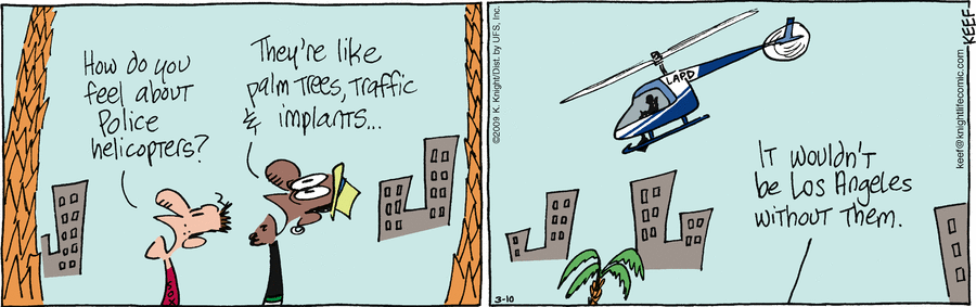 The Knight Life Comic Strip for March 10, 2009 