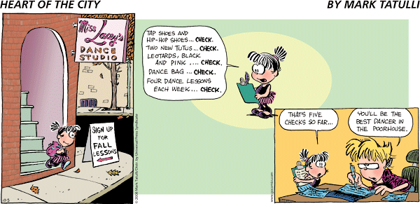 Heart of the City Comic Strip for October 05, 2008 