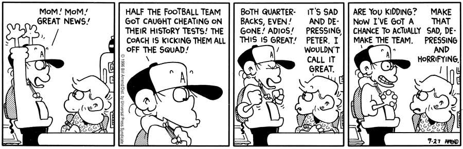 FoxTrot Classics Comic Strip for September 27, 2010 