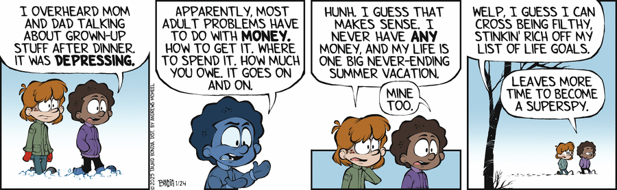 Crabgrass Comic Strip for January 24, 2025 