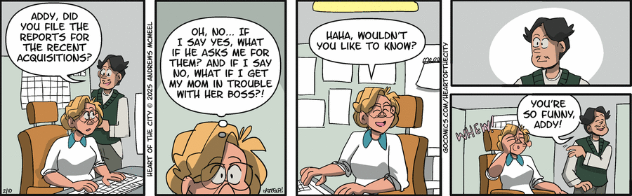 Heart of the City Comic Strip for February 10, 2025 