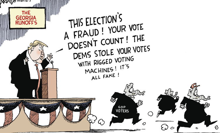 Robert Ariail Comic Strip for December 07, 2020 