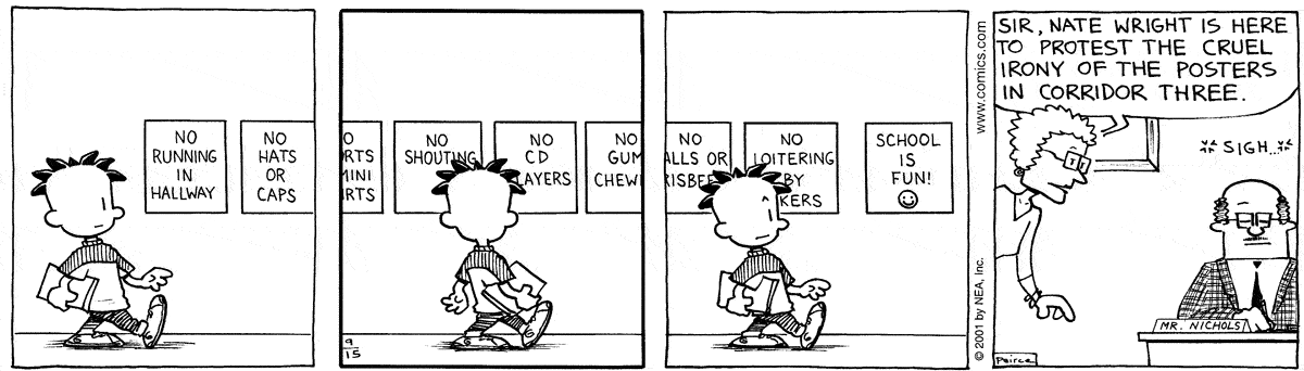 Big Nate Comic Strip for September 15, 2001 