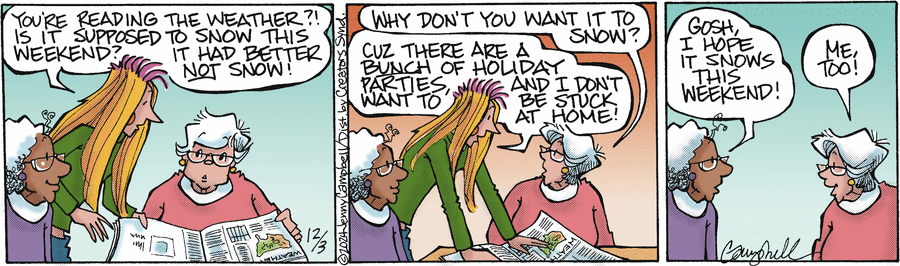 Flo and Friends Comic Strip for December 03, 2024 