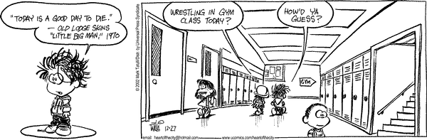 Heart of the City Comic Strip for December 27, 2002 