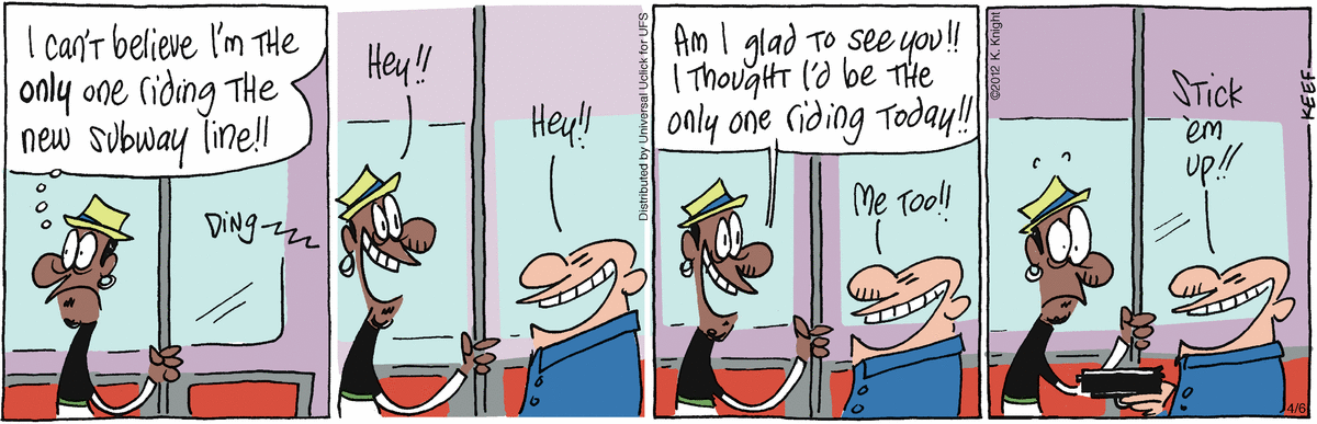 The Knight Life Comic Strip for April 06, 2012 