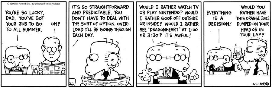 FoxTrot Classics Comic Strip for June 11, 2007 