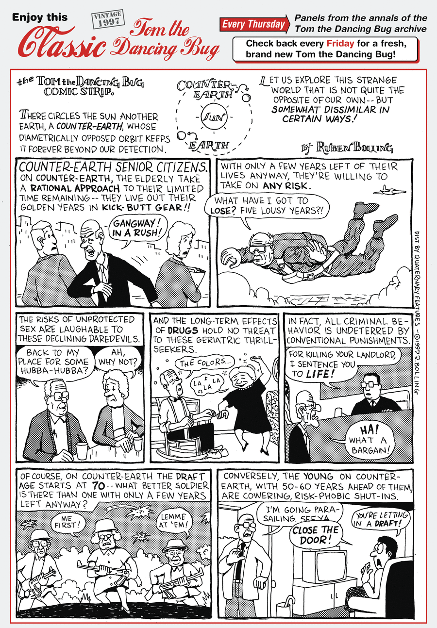 Tom the Dancing Bug Comic Strip for July 27, 2017 