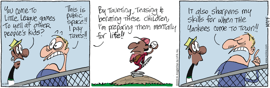 The Knight Life Comic Strip for June 29, 2010 