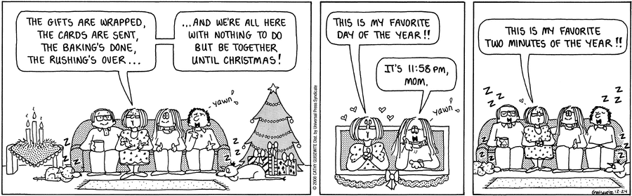 Cathy Classics Comic Strip for December 24, 2008 