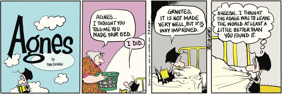 Agnes Comic Strip for March 07, 2021 