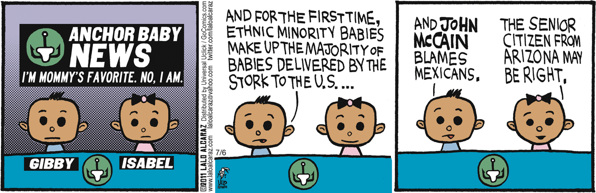 La Cucaracha Comic Strip for July 06, 2011 