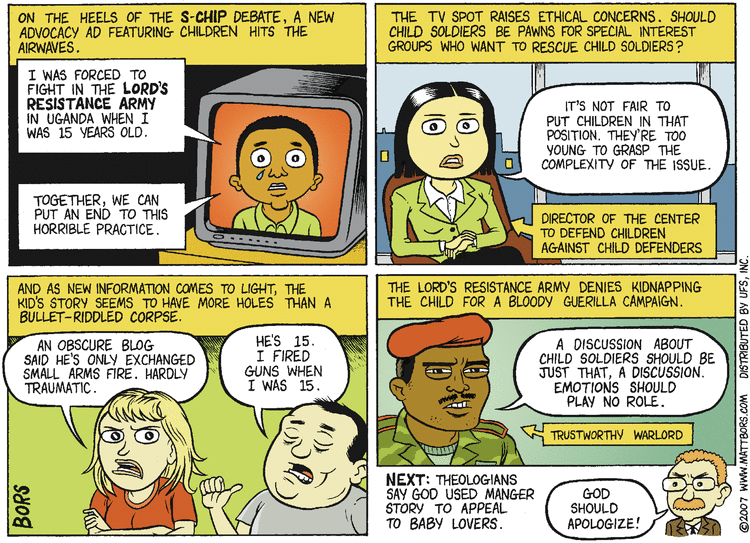 Matt Bors Comic Strip for October 22, 2007 