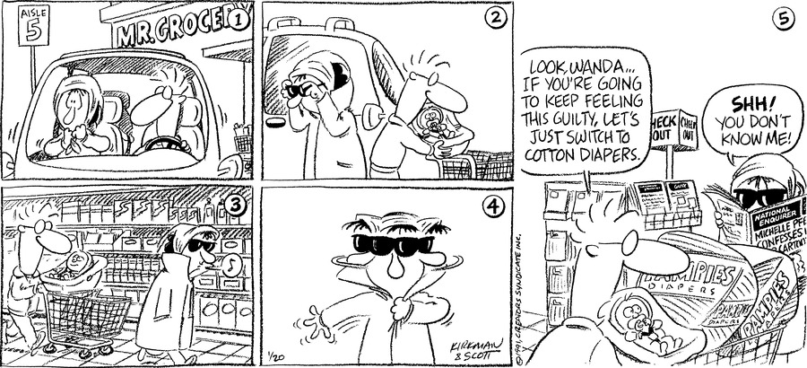 Baby Blues Comic Strip for January 20, 1991 