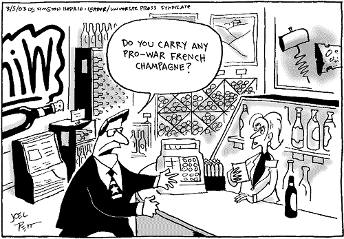 Joel Pett Comic Strip for March 05, 2003 