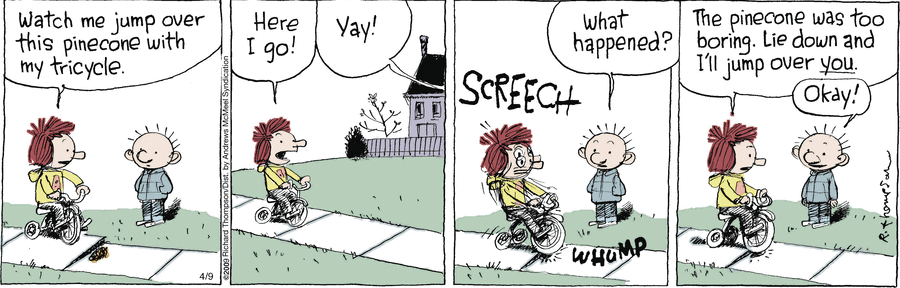 Cul de Sac Comic Strip for April 09, 2024 