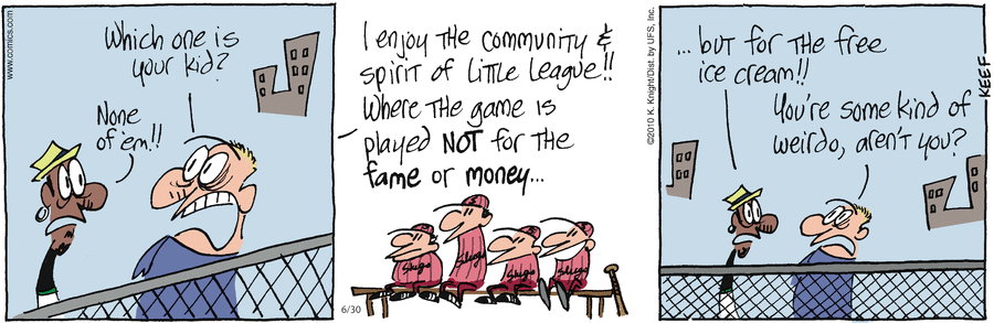 The Knight Life Comic Strip for June 30, 2010 