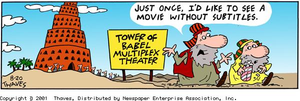 Frank and Ernest Comic Strip for August 20, 2001 