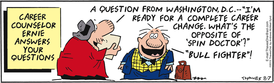 Frank and Ernest Comic Strip for August 07, 2018 