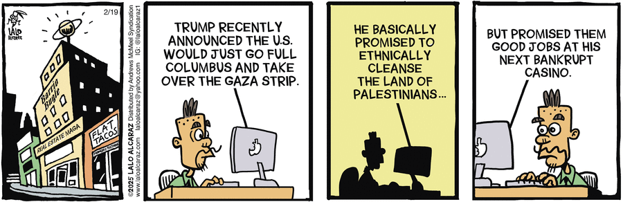 La Cucaracha Comic Strip for February 19, 2025 