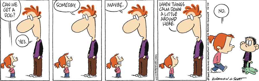 Baby Blues Comic Strip for December 10, 2005 