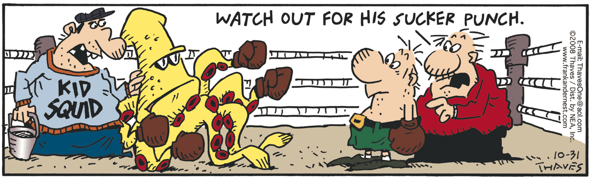 Frank and Ernest Comic Strip for October 31, 2008 