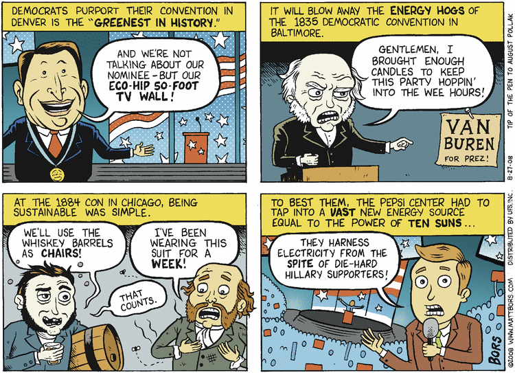 Matt Bors Comic Strip for August 27, 2008 