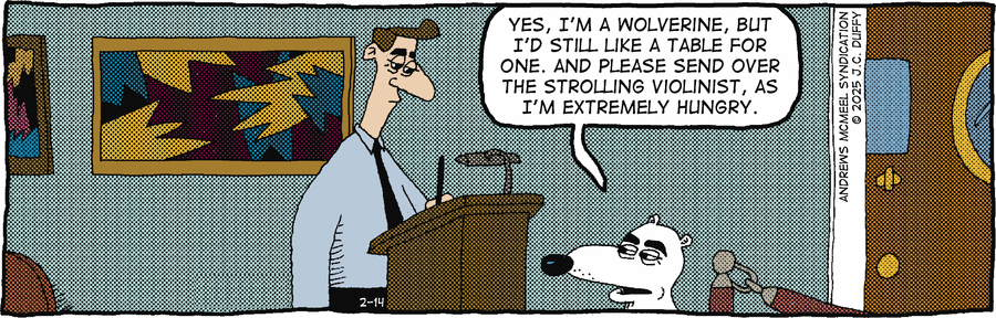 The Fusco Brothers Comic Strip for February 14, 2025 