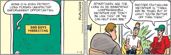 Tank McNamara Comic Strip for January 12, 2009 