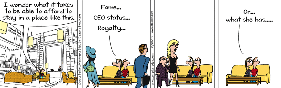 On A Claire Day Comic Strip for October 01, 2012 