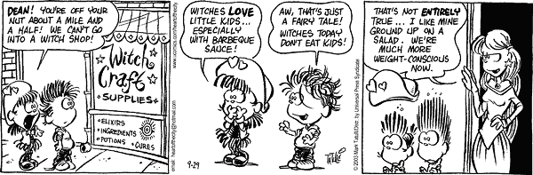 Heart of the City Comic Strip for September 29, 2003 