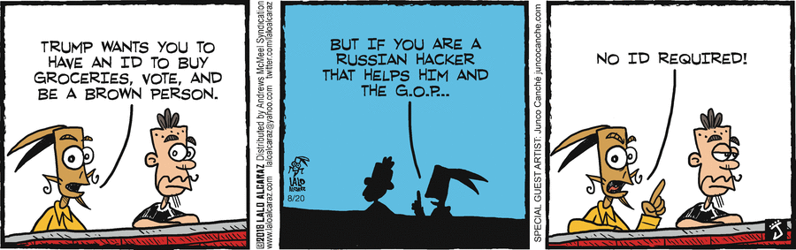 La Cucaracha Comic Strip for August 20, 2018 