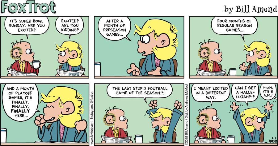FoxTrot Comic Strip for February 09, 2025 