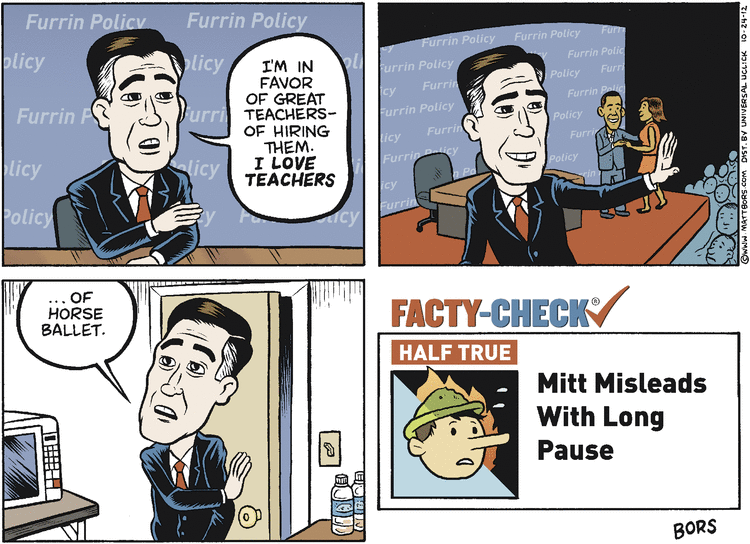 Matt Bors Comic Strip for October 24, 2012 